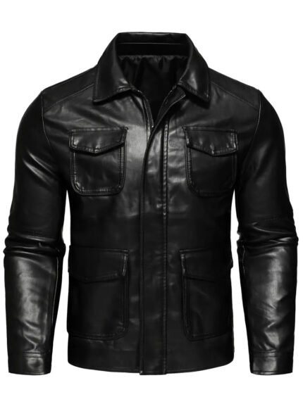 Holloyiver Leather jacket