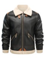 HOOD CREW Men’s Leather Jacket