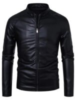 Phantom Black Leather Jacket