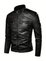 ZREZ Men Leather Jacket