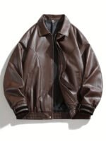 BVnarty Men Leather Jacket