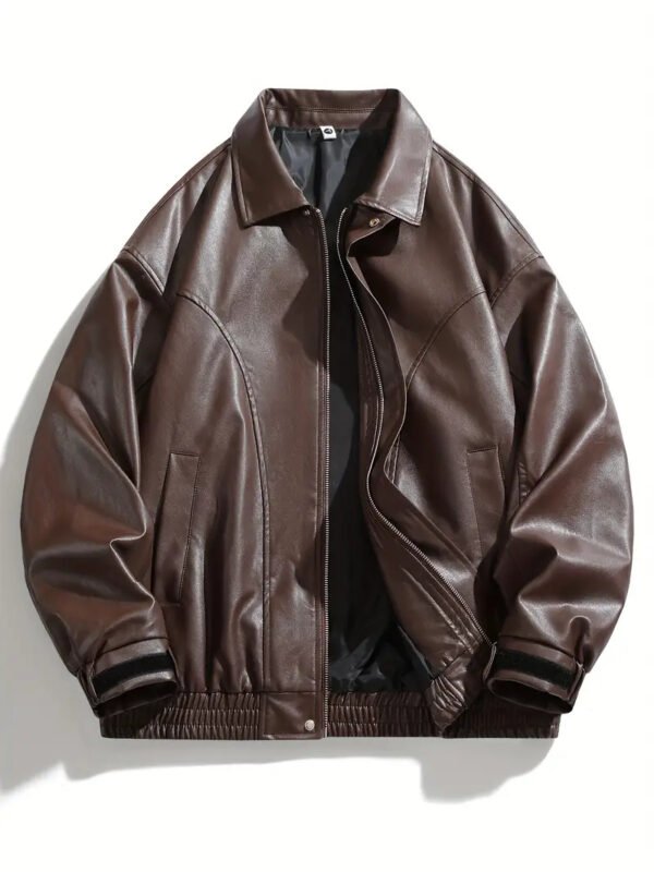 BVnarty Men Leather Jacket