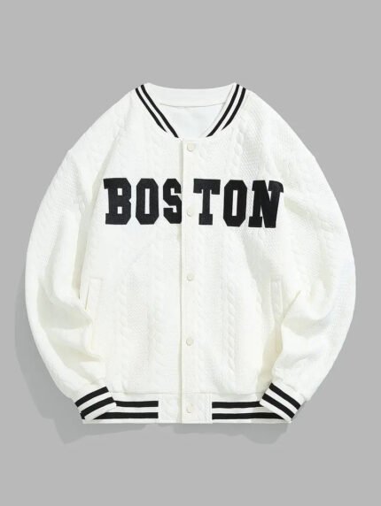 boston varsity jacket