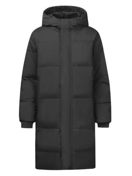 Men’s Longline Hooded Puffer Coat