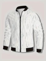 Woolen WHITE Bomber Jacket