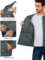 Men's Green Reginald Quilt Bomber Jacket