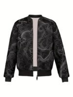 Topographical Bomber Jacket