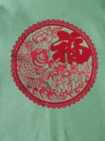 FLOWER Graphic Colorblock Varsity Jacket