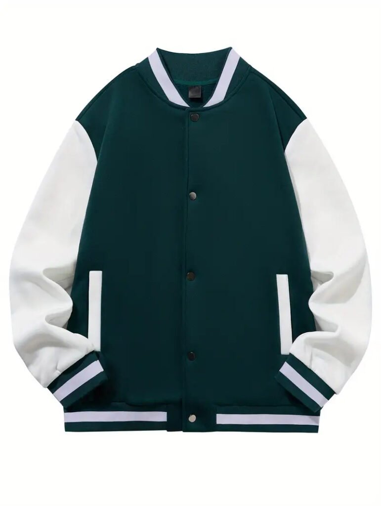 ANBOHOU Unisex Varsity Jacket