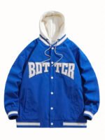 hooded varsity jacket