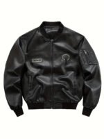 Techwear PU Leather Jacket