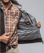 Mocha Suede Rider Jacke