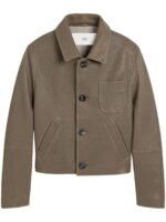 Pebble Tone Leather Jacket