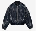 Midnight Croc Bomber Jacket