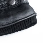 Black Monarch Leather Gloves