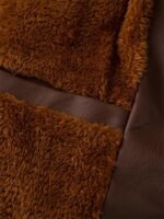 Men's Faux Leather Jacket Waterproof Motorcycle Bomber Jacket