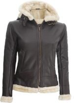Women’s Real Shearling Lined Flying Jacket