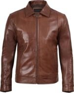 Men Decrum Leather Jacket