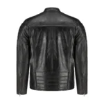 Men’s Black Café Racer Leather Jacket