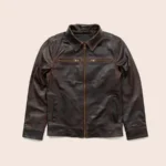 Men's Classic Brown Flight Leather Jacket