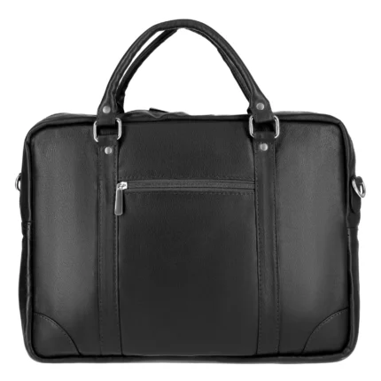 Men’s Black Leather Office Bag