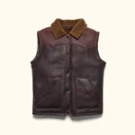 Frontier Shearling Leather Vest